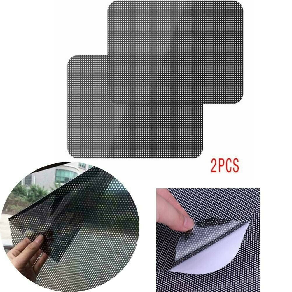 2x Car Auto Side Window Mesh Film Windshield Net Sun shade Sticker UV Protection