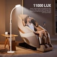 thumbnail image 2 of Light therapy lamp 11000 lux, UV-free sunlight lamp, full-spectrum happy light therapy lamp, 10 adjustable brightness levels, 2-in-1 telescopic floor light therapy lamp, 2 of 5