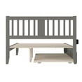 thumbnail image 5 of AFI Tahoe 14" Queen Wood Platform Bed Frame with Twin-XL Trundle, Grey, 5 of 7