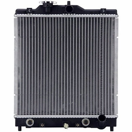 Radiator - Pacific Best Inc For/Fit 2274 99-00 Honda Civic 4DR EX/GX With ABS 2DR HX/EX With ABS Automatic 4Cy Plastic Tank Aluminum (Best Paint For Plastic Engine Parts)