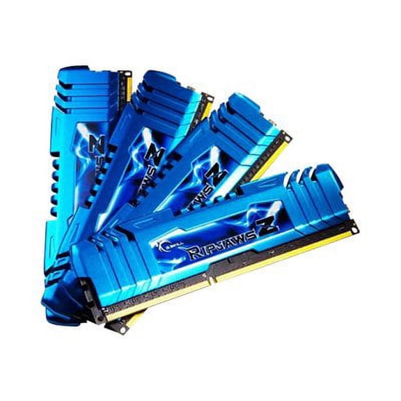G.Skill Ripjaws Z Series F3-2400C11Q-32GZM - DDR3 - kit - 32 GB: 4 x 8 GB - DIMM 240-pin - 2400 MHz / PC3-19200 - CL11 - 1.65 V - unbuffered - non-ECC