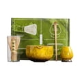 thumbnail image 1 of Juego de 4 piezas para de matcha, kit para preparar té matcha, batidor portátil, cuenco tradicional para matcha, para recepción, salón de té amarillo, 1 of 9