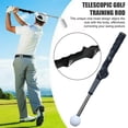 thumbnail image 3 of YIFAEUX Retractable Golf Swing Training Aid Portable Grip Trainer with Click Feedback for Right And Left Handed Golfers Warm Up Stick Telescopic Short Club for Indoor Golf Practice, 3 of 7