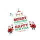 thumbnail image 3 of DIY Navidad De Pared De Cristal De Ventana Calcomanías Del Murales año Decoraciones De Navidad Para Tie F Soledad Adhesivo de pared navideño, 3 of 10