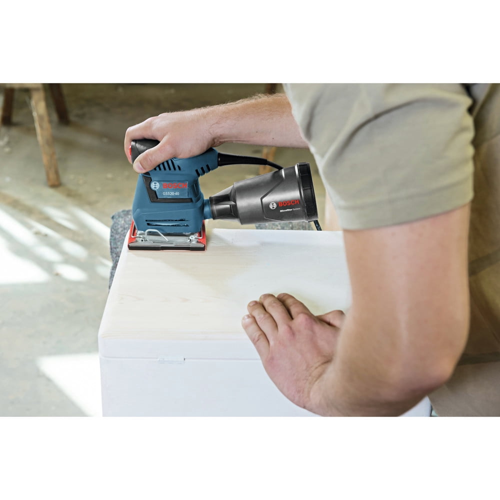 Restored Premium Bosch GSS2040RT 2.0 Amp 1/4Sheet Orbital Finishing Sander (Refurbished)