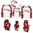thumbnail image 1 of Kids Pajama Set,Plaid Printed Blouse Pants Family Matching,Pajamas for Family, 1 of 7