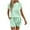 Mint Green, variant on Ashirexll Two Piece Sets for Women, Vacation Outfits for Women, Fashion Short Sleeve Top and Pocket Shorts Casual 2 Piece Set