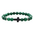 thumbnail image 3 of Birdeem Natural Stone Black Elastic Thread Bracelet Natural Stone Black Elastic Thread Bracelet, 3 of 5