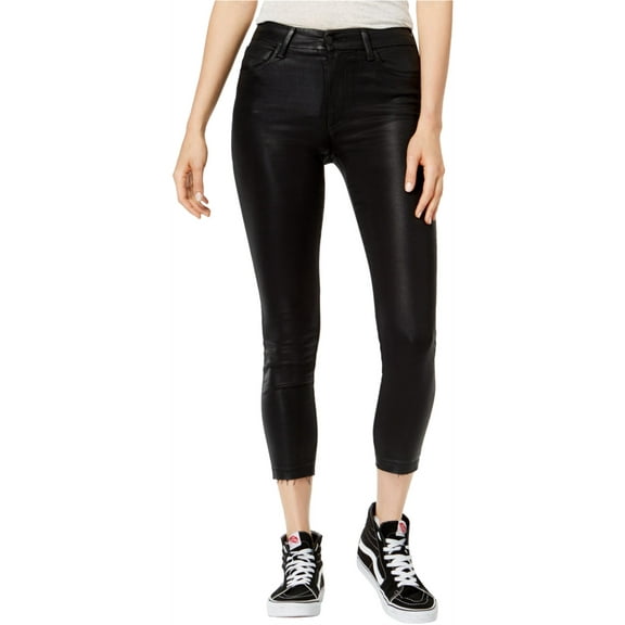 Joe's Jeans Womens Coated Skinny Fit Jeans, Black, 31