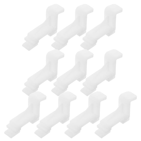 10pcs Freezer Shelf Clip Plastic Freezer Shelf Hooks Replacement Shelf Buckles Clips