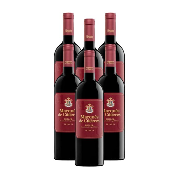 Pack De 6 Vino Tinto Marques De Caceres Crianza 750Ml