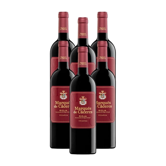 Pack De 6 Vino Tinto Marques De Caceres Crianza 750Ml