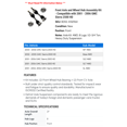 thumbnail image 2 of Front Axle and Wheel Hub Assembly Kit - Compatible with 2001 - 2006 GMC Sierra 2500 HD 2002 2003 2004 2005, 2 of 2
