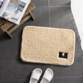 thumbnail image 3 of Rugs Ultra Soft Absorbent Non Slip Fluffy Thick Microfiber Cozy Bath Mat For Tub Shower Bathroom Floors Accessories Yellow 50*80cm, 3 of 3