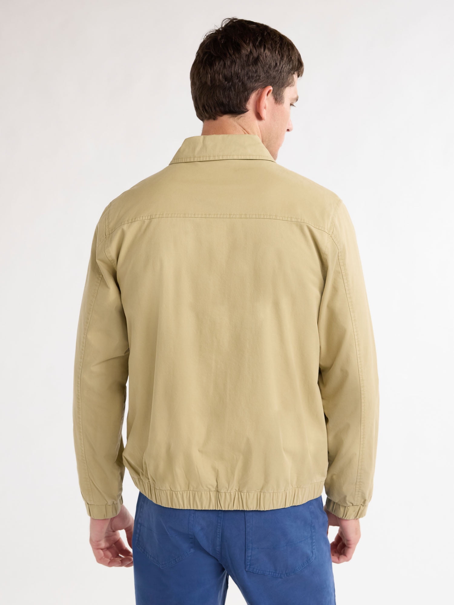 Free Assembly Men's Zip Front Coaches Jacket, Sizes S-3XL