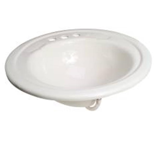 Premier 111016 Premier Lav Sink Dropin Acryl 19 Po Rd Wh