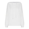 thumbnail image 4 of FAIWAD Women's Oversized Sweatshirt Off Shoulder Long Sleeve Pullover Top Trendy Casual Fall Winter Clothes, 4 of 6