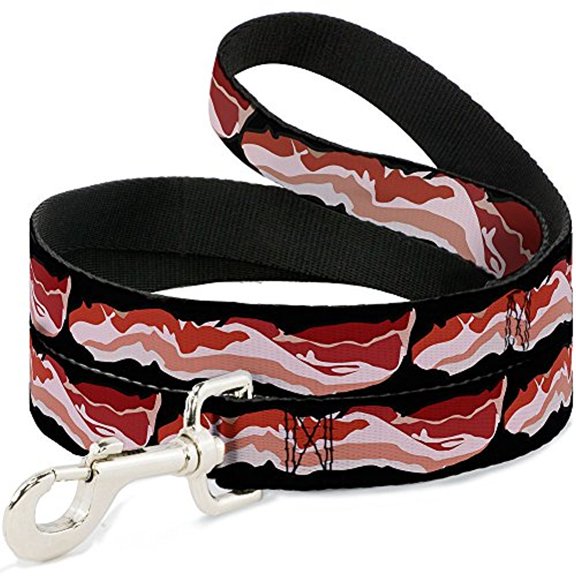Buckle-Down Pet Leash - Bacon - 4 Feet Long