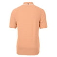 thumbnail image 3 of Men's Cutter & Buck Orange West Michigan Whitecaps DryTec Virtue Eco Pique Stripe Recycled Polo, 3 of 3