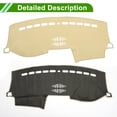 thumbnail image 4 of Unique Bargains Dash Cover for FORD Explorer 2011-2019 Non-Slip Center Console Dash Cover Mat Polyester Silicone Beige, 4 of 6