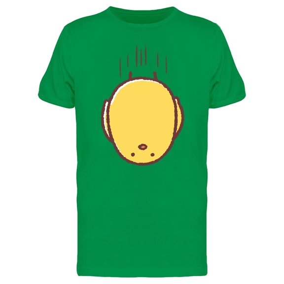 Chicken Falling Down Cartoon Tee Men's -Image by Shutterstock