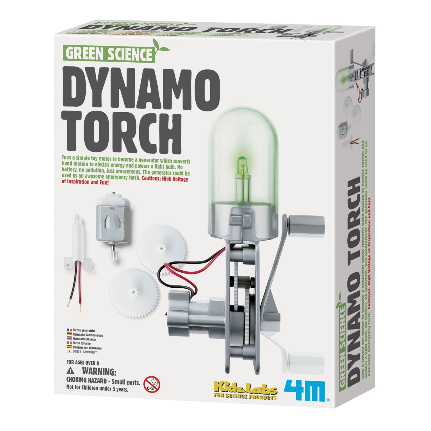 4m Green Science Dynamo Torch Kit Walmart Com Walmart Com