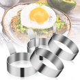thumbnail image 4 of ZHAOCHENG Paquete de anillos para huevos, anillo para molde para huevos, molde para huevos antiadherente de acero inoxidable de 3,5 pulgadas, anillos para huevos para freír huevos, sartenes para panqu, 4 of 5