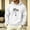 White, variant on TASICA Men's Twos Palm Trees Print Hoodies Crewneck Solid Color Pullover Tops Casual Long Sleeve Drawstring Blouses Soft Ligthweight Hoodies with Pocket Fall Winter Clothe