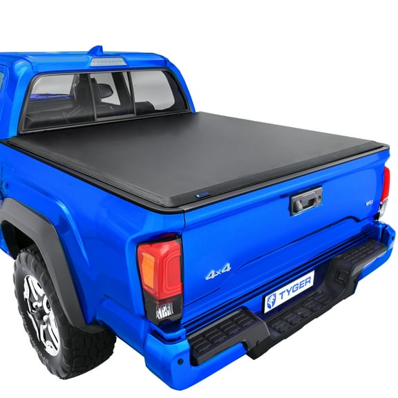 Tyger Auto T1 Soft Roll-up Truck Bed Tonneau Cover Compatible with 2016-2023 Toyota Tacoma | 5' (60") Bed | TG-BC1T9044