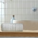 thumbnail image 4 of Toallas de baño gruesas y suaves - 74x34 cm, fibra de poliéster absorbente, de secado rápido, Spa y playa - Blanco, gris, gris oscuro, naranja, azul, 4 of 6