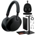 thumbnail image 1 of Sony WH-1000XM5 Los mejores audífonos supraaurales inalámbricos con cancelación automática de ruido, duración de la batería de 30 horas, optimizador para Alexa y el Asistente de Google, llamadas manos, 1 of 5