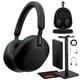 thumbnail image 1 of Sony WH-1000XM5 Los mejores audífonos supraaurales inalámbricos con cancelación automática de ruido, duración de la batería de 30 horas, optimizador para Alexa y el Asistente de Google, llamadas manos, 1 of 5