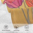 thumbnail image 5 of Yayeee 100% Cotton Hand Towels for Bathroom 16" x 28" Soft Absorbent Kitchen Towel, Orange Abstract Floral, 5 of 7