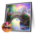 thumbnail image 2 of Diamond Painting 5D DIY Full Round Drill Arch Bridge Decoración del hogar (B6665) FLhrweasw Nuevo, 2 of 9