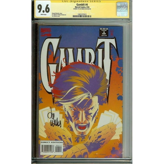Gambit #4 Limited Series CGC 9.6 Signed