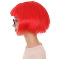 thumbnail image 3 of HPO | Adults Fashion Edna | Bob Wig with Bangs and Glasses | Multi-color| Wefted Breathable Wig Cap, 3 of 84