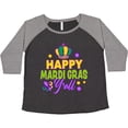 thumbnail image 3 of Inktastic Happy Mardi Gras Y'all with Crown Women's Plus Size T-Shirt, 3 of 5