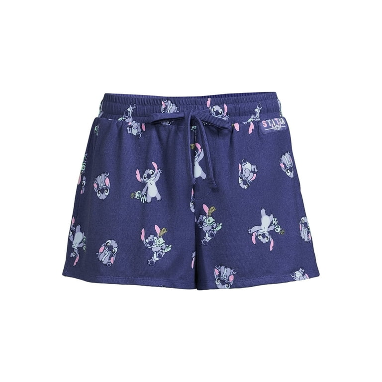 Disney Stitch Women's Sleep Shorts, Sizes XS-3X 