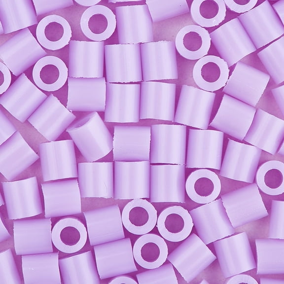 1 box 1 box 5mm Melty Beads PE DIY Fuse Beads Refills for Kids Tube Lilac 5x5mm Hole: 3mm 500pcs/box