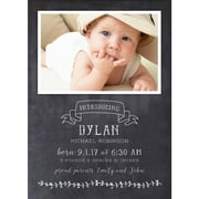 Rustic Baby Standard Baby Announcement