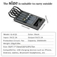 thumbnail image 3 of Power Bank Solar Charger 20000mAh Portable Charger,Solar Power Bank,External Battery Pack Fast Charger Built-in Super Bright Flashlight,with Five Outputs and Three Inputsso, 3 of 8
