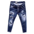 thumbnail image 1 of Zszcpp High Waisted Pants Mens Streetwear Vacation Jeans Basic Style Ripped Denim Style Leisure Trousers Casual Trouser, 1 of 7