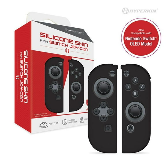 Hyperkin Silicone Skin for Switch Joy Con, Black (NSW)