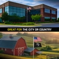 thumbnail image 6 of G128 Combo Pack: 25 Ft Telescoping Aluminum Flagpole (Silver) & American and POW Flags 3x5 Ft, Both StormFlyer Series Embroidered 220GSM Spun Polyester | Pole with Flags Included, 6 of 9