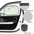 thumbnail image 6 of Yuyamidu Bee Car Window Shades for Side Window 2 PCS Daisy Baby Car Window Sun Shades Green Car Rear Window Shade for Kids Car Window Sun Protection Auto Interior Accessories, 6 of 7