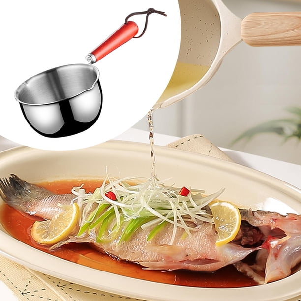 Olla para derretir , cacerola pequeña, cuenco para condimentos, utensilios de cocina pequeños, cacerola para leche, Mini olla para sopa Sólo olla