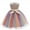 Champagne, variant on URMAGIC 3-10Y Child Girls Sleeveless Lace Stripe Rainbow Princess Dress for Birthday Pageant Gown Dresses