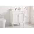 thumbnail image 2 of Elegant Decor 30 inch Single Bathroom vanity in Antique White, 2 of 16