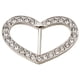 thumbnail image 2 of Deslizadores de hebilla de lazo, accesorios para bodas, deslizadores de hebilla de metal para sillas Corazón Argenta, 2 of 9
