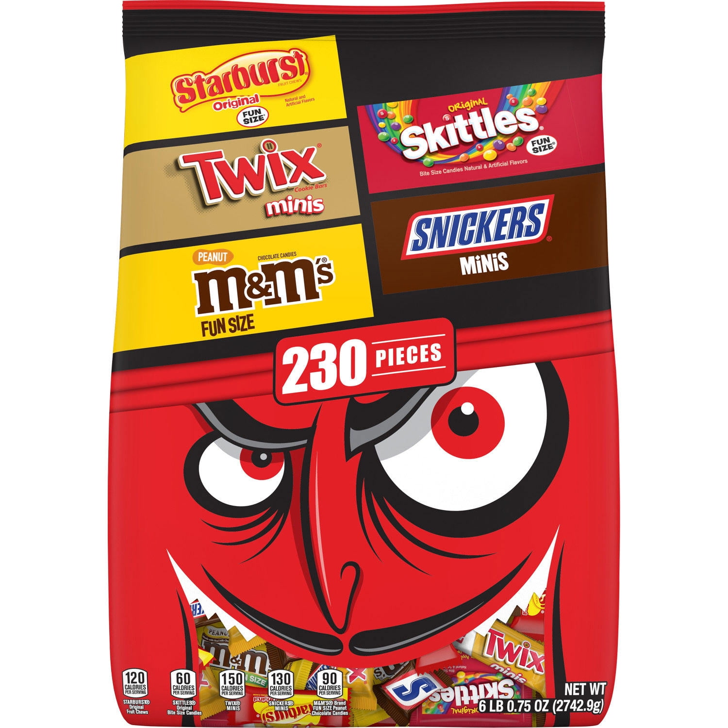 M&M'S Chocolate and Fruity Halloween Variety Pack (230 Count)
